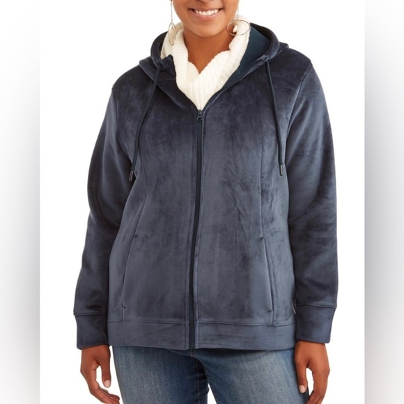 Time and Tru zip up hoodie sweater jacket! - Picture 1 of 4